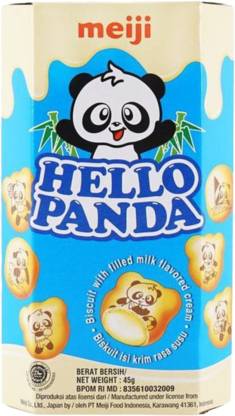 Meiji Hello Panda Fun Filled Biscuits Treats - Milk, 45 g Cream Filled  Price in India - Buy Meiji Hello Panda Fun Filled Biscuits Treats - Milk,  45 g Cream Filled online at 