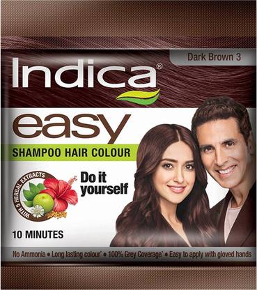 Indica Easy Do-It-Yourself 10 Minutes Hair Color Shampoo (25 ml) , Dark Brown - Price in India, Buy Indica Easy Do-It-Yourself 10 Minutes Hair Color Shampoo (25 ml) , Dark Brown Online Indica Easy Do-It-Yourself 10 Minutes Hair Color Shampoo (25 ml) , Dark Brown - Price in India, Buy Indica Easy Do-It-Yourself 10 Minutes Hair Color Shampoo (25 ml) , Dark Brown Online