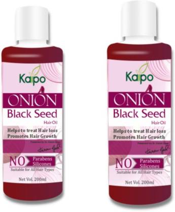 KAIPO Pure & primum Onion Black Seed Hair oil [ 2x200=400 g] - Pack of - 2  Hair Oil - Price in India, Buy KAIPO Pure & primum Onion Black Seed Hair