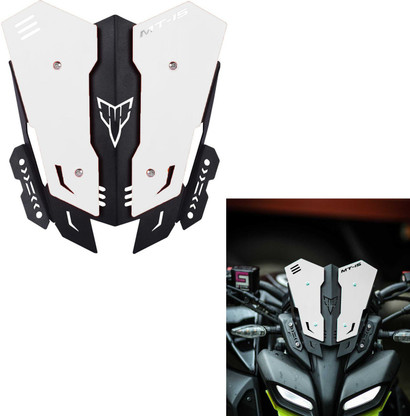 Yamaha MT15 (White) Bike Windshield 