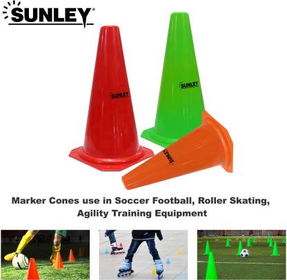 SUNLEY Cone Marker Pack of 10  (Multicolor)