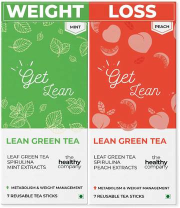 The Healthy Company LEAN Green Tea Plan Mint & Peach
