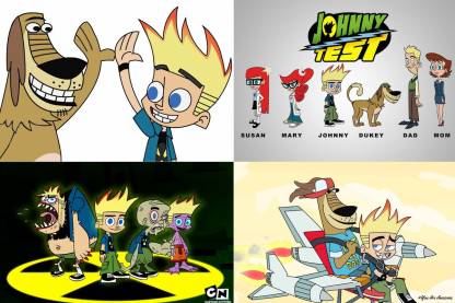 YAA - Johnny Test Cartoon Poster (18inchx12inch) Photographic Paper - Pop  Art posters in India - Buy art, film, design, movie, music, nature and  educational paintings/wallpapers at 