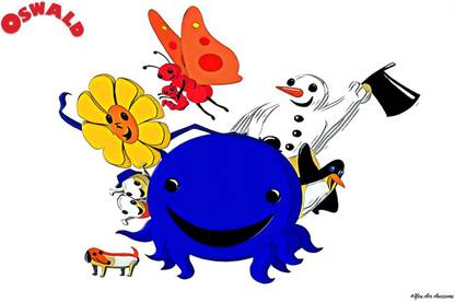 YAA - Oswald Cartoon Poster Set 3 (18inchx12inch) Photographic Paper - Pop Art posters in India - Buy art, film, design, movie, music, nature and educational paintings/wallpapers at YAA - Oswald Cartoon Poster Set 3 (18inchx12inch) Photographic Paper - Pop Art posters in India - Buy art, film, design, movie, music, nature and educational paintings/wallpapers at