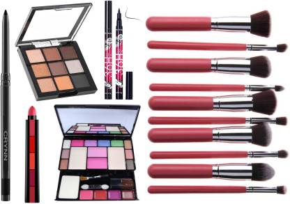 Rosedale Swiss TYA 6171 Eyeshadow Red Lipstick Studio Fit 10in1 Makeup Glam Brush