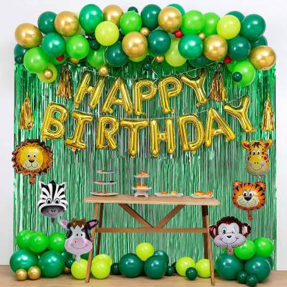 Dinipropz Jungle Theme Party Decoration - For Boys Animal Theme Birthday  Party Decoration, Price in India - Buy Dinipropz Jungle Theme Party  Decoration - For Boys Animal Theme Birthday Party Decoration, online