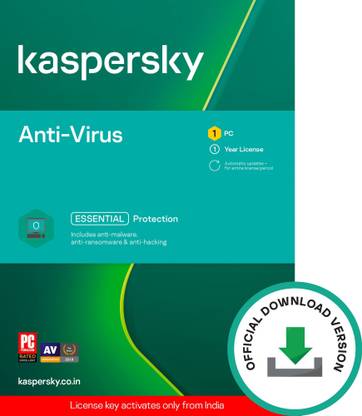 Kaspersky New Subscription 1 PC PC 1 Year Anti-virus (Email ...