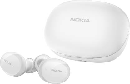 Nokia TWS-411 Bluetooth Headset  (White, True Wireless)