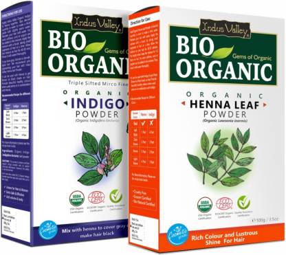Indus Valley BIO Organic INDIGO + RED HENNA Hair Coloring Kit - Price in  India, Buy Indus Valley BIO Organic INDIGO + RED HENNA Hair Coloring Kit  Online In India, Reviews, Ratings