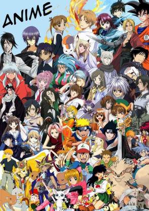 Manga Collage Anime Manga Series Hd Matte Finish Poster Paper Print -  Animation & Cartoons posters in India - Buy art, film, design, movie,  music, nature and educational paintings/wallpapers at 