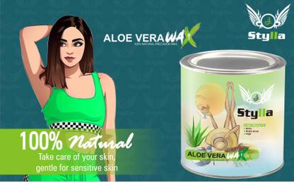 Stylla Aloe vera wax best kid body hair removal wax 600 gram Wax ...
