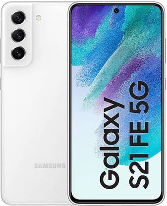[For Samsung Axis Bank Credit Card] SAMSUNG Galaxy S21 FE 5G (White, 128 GB)  (8 GB RAM)
