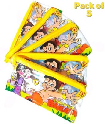  | KSV Firefly CHHOTA BHEEM Cartoon Character Pencil Pouch For  Birthday Return Gift  Gift,Travel,Coin,Toiletries,Cosmetic,Navratri,Multipurpose,  Stationery,Crayons Art Plastic Pencil Boxes - Pouch