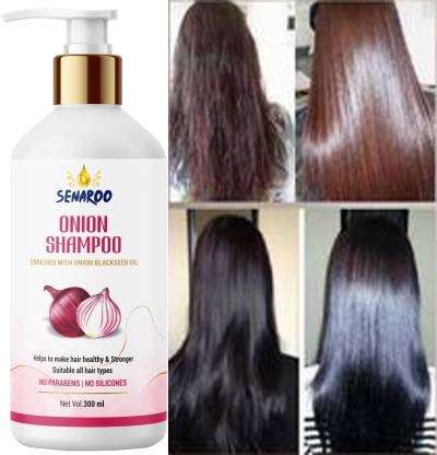 SENAROO Red Onion Hair Shampoo, With Hair Loss Promotes Healthy Hair Growth  Men & Women - Price in India, Buy SENAROO Red Onion Hair Shampoo, With Hair  Loss Promotes Healthy Hair Growth