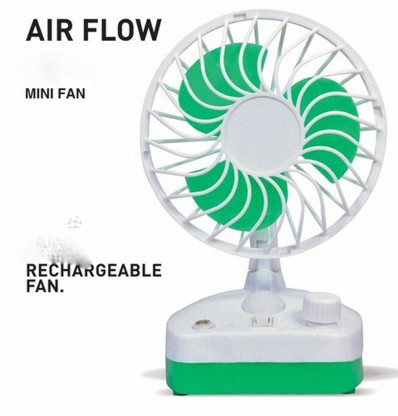 rechargeable fan with led light flipkart