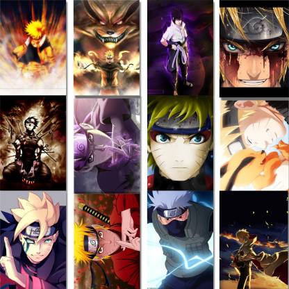 Anime room decor, anime posters. Anime wall decor, poster pack for naruto  wall. Anime prints wall  room decor Photographic Paper -  Animation & Cartoons posters in India - Buy art, film,