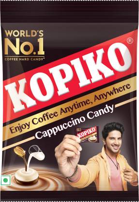 KOPIKO Cappuccino -World's No1 Coffee Candy-Party Pack(3.5g x Pack of 85) Toffee