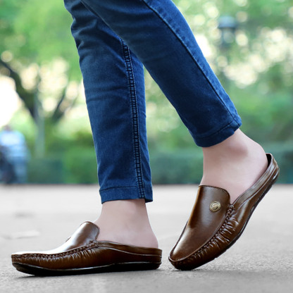 Half casual loafer for men (Brown 