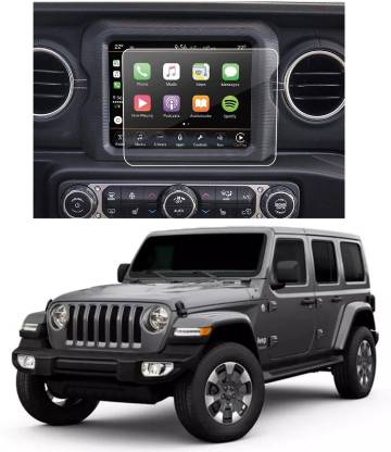 Tuta Tempered Screen Guard for Jeep Wrangler ( inch) Infotainment System  (1, Pack) - Tuta Tempered : 