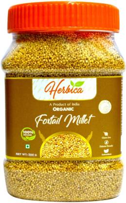 Herbica Natural and Unpolished 100% Organic Foxtail Millet