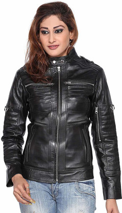 Women Leather Jacket Price in India 
