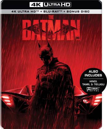 The Batman (2022) (Steelbook) (4K UHD + Blu-ray) Price in India - Buy The  Batman (2022) (Steelbook) (4K UHD + Blu-ray) online at 