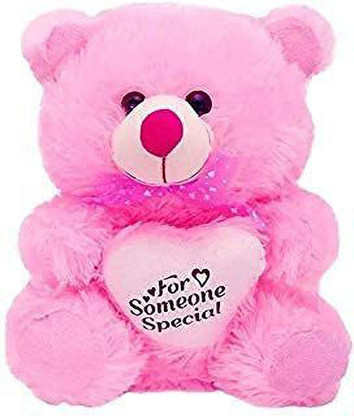 R K GIFT GALLERY Pink Soft Small Teddy 