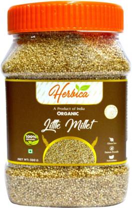Herbica 100% Organic, Healthy, Natural and Unpolished Little Millet