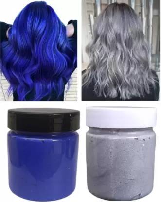 GULGLOW Color wax washable instant hair colour for man and woman style your  hair , GREY, BLUE - Price in India, Buy GULGLOW Color wax washable instant hair  colour for man and