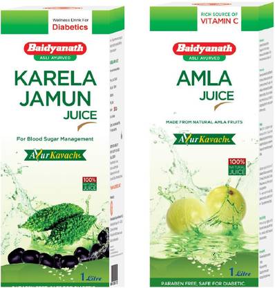 Baidyanath Karela Jamun Juice for Diabetes 1 ltr| + Amla Juice for Hair Growth 1 ltr -Combo Price in India - Buy Baidyanath Karela Jamun Juice for Diabetes 1 ltr| + Amla Baidyanath Karela Jamun Juice for Diabetes 1 ltr| + Amla Juice for Hair Growth 1 ltr -Combo Price in India - Buy Baidyanath Karela Jamun Juice for Diabetes 1 ltr| + Amla