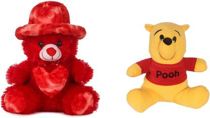 BRS_Soft_Toys Pooh Teddy with Teddy Bear| Cartoon Character with stuffed animal teddy bear - 30 cm - Pooh Teddy with Teddy Bear| Cartoon Character with stuffed animal teddy bear . Buy Teddy BRS_Soft_Toys Pooh Teddy with Teddy Bear| Cartoon Character with stuffed animal teddy bear - 30 cm - Pooh Teddy with Teddy Bear| Cartoon Character with stuffed animal teddy bear . Buy Teddy