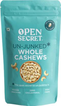 OPEN SECRET Premium Cashews/Kaju| 100% Natural|Tasty, Crunchy| Immunity Boosting Nuts| 500g Cashews  (501 g)
