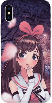 INTERWEY Back Cover for APPLE iPhone X ANIME GIRL, NIGHT SKY, NATURE, LOVE, ALONE GIRL - INTERWEY : INTERWEY Back Cover for APPLE iPhone X ANIME GIRL, NIGHT SKY, NATURE, LOVE, ALONE GIRL - INTERWEY :