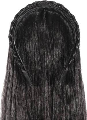 SAMYAK Head Band Attached Straight Long 3/4th Head Covering Hair Extension  Price in India - Buy SAMYAK Head Band Attached Straight Long 3/4th Head  Covering Hair Extension online at 