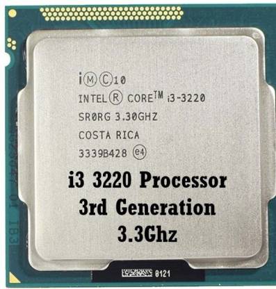 Intel I3 3220 3.3 GHz LGA 1150 Socket 2 Cores Desktop Processor