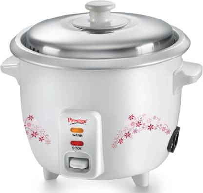 Prestige Delight PRWO 1.5 (1.5L OPEN TYPE) Electric Rice Cooker with Steaming Feature