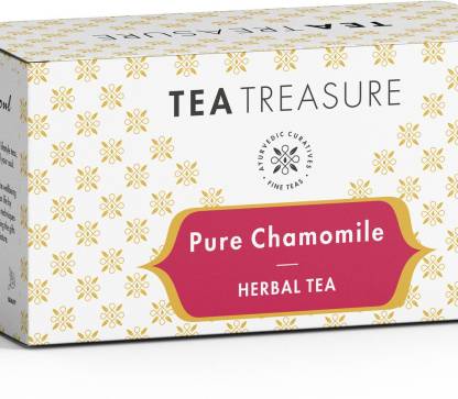 TeaTreasure Pure Chamomile Herbal Tea Bags Box