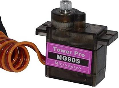 MG90S 9g Micro Metal Gear Servo Motor - 180° Rotation, 2kg/cm Torque, For RC Cars, Arduino, Robotics