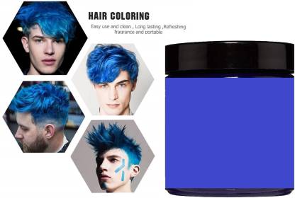 Herrlich Blue Hair Wax Hair Style Washable Hair Styling Cream for Men Women  Coloring Hair Wax - Price in India, Buy Herrlich Blue Hair Wax Hair Style  Washable Hair Styling Cream for