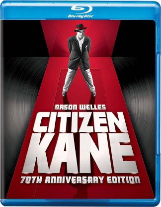 Citizen Kane Blu-ray [1941] [70th Anniversary Edition] [2K Blu-ray]  [English - DTS-HD Master Audio Mono (48kHz, 24-bit)] [Orson Welles Film]  [Classic Film - No. 1 on IMDB] Price in India - Buy