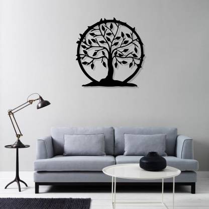 Artrooms Kalpavriksha Tree Metal Wall Art - Wall Decoration | Wall