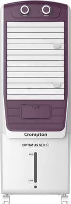 Crompton 27 L Tower Air Cooler  (White, Purple, ACGC- OPTIMUSNEO27)