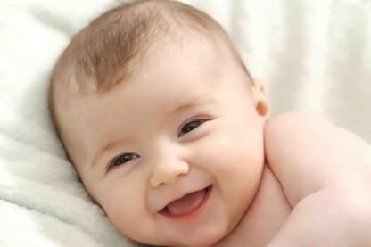 indian smiling baby boy