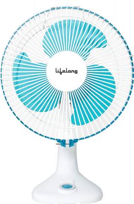 Lifelong LLTF922B 225 mm 3 Blade Table Fan  (White, Pack of 1)