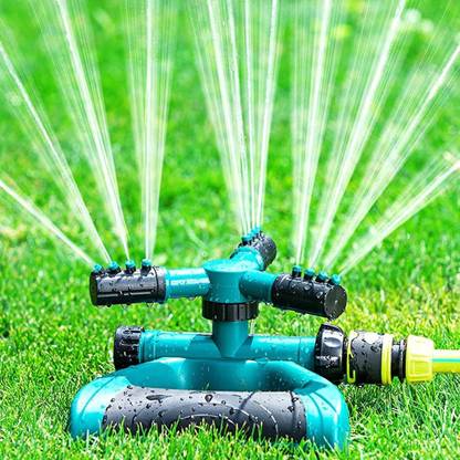 Serveuttam Automatic 360 ° Rotating Adjustable Garden Sprinkler 1 L 1 L Hose-end Sprayer  (Pack of 1)