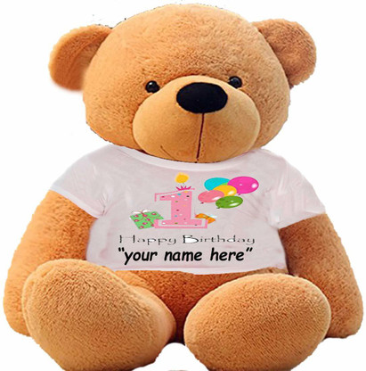 Teddy bear wearing t shirt Clearance