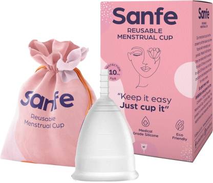 Sanfe Small Reusable Menstrual Cup  (Pack of 1)