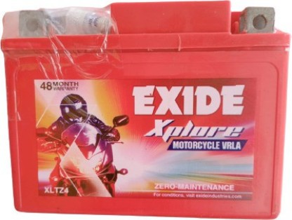 exide xplore xltz4 bike battery price