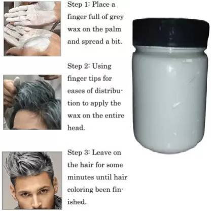 PSRO INSTANT TRENDY WHITE HAIR COLOR WAX UNISEX WASHABLE , WHITE - Price in  India, Buy PSRO INSTANT TRENDY WHITE HAIR COLOR WAX UNISEX WASHABLE , WHITE  Online In India, Reviews, Ratings