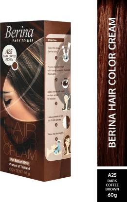 Berina Dark Coffee Brown Hair Color Cream , Dark Coffee Brown Hair Color  Cream - Price in India, Buy Berina Dark Coffee Brown Hair Color Cream , Dark  Coffee Brown Hair Color